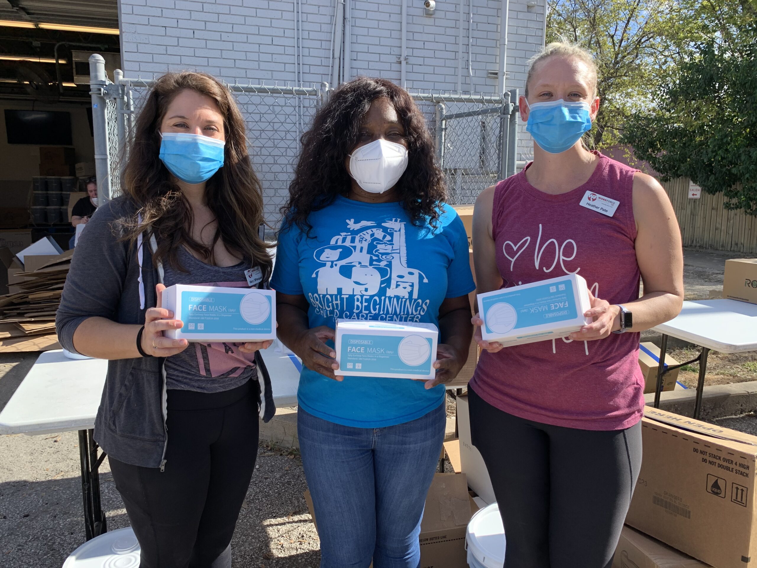 Workforce Solutions Capital Area and Bank of America Donate Cleaning and PPE Supplies to Child Care Providers in Travis County