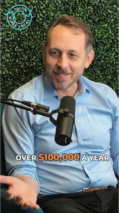 Austin Hires Local podcast episode thumbnail featuring Andy Brown