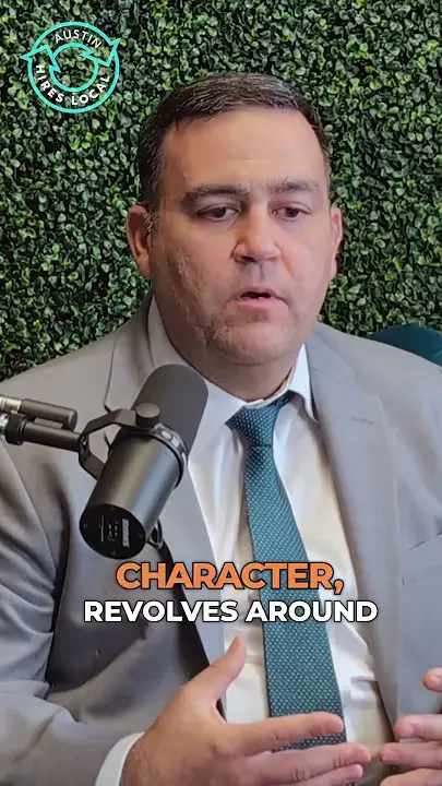 Austin Hires Local podcast episode thumbnail featuring Commissioner Esparza