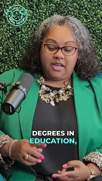 Austin Hires Local podcast episode thumbnail featuring Melanie Flowers