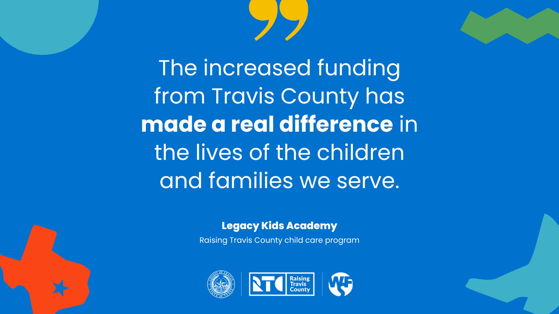 “It is Strengthening Families” | Legacy Kids Academy on Raising Travis County
